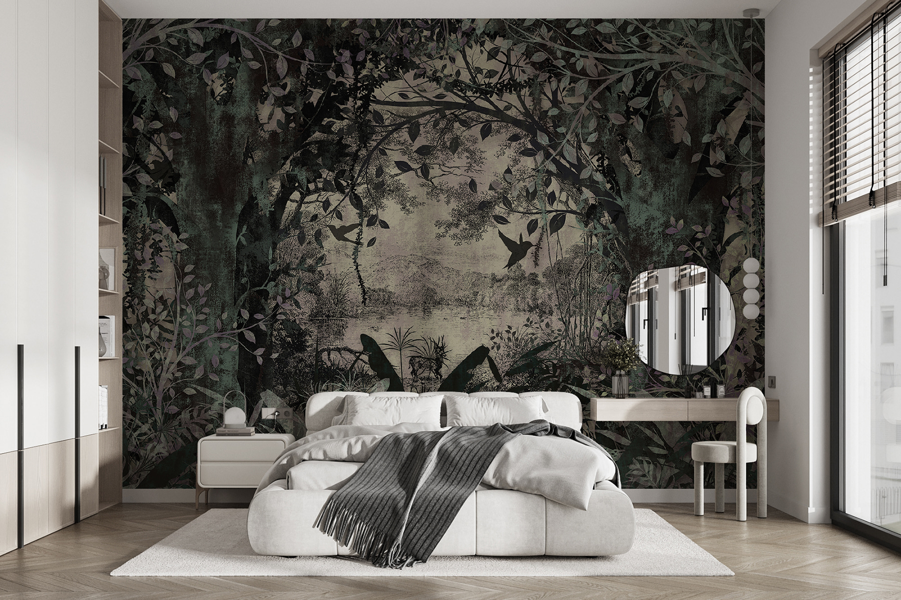 Papier peint Old Forest - Mambo Deco - Papiers peints sur mesure au