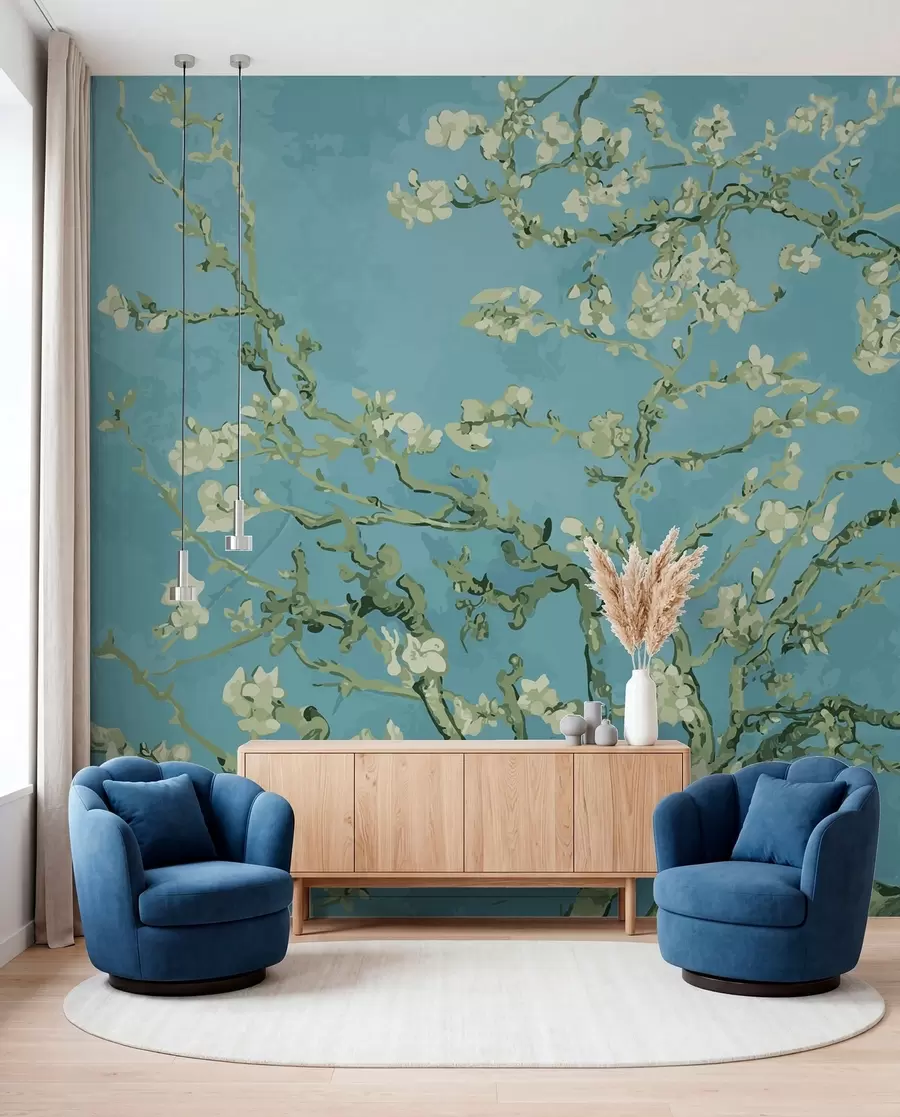Papier peint Panorama Amandier dans Van Gogh Flowers u93603