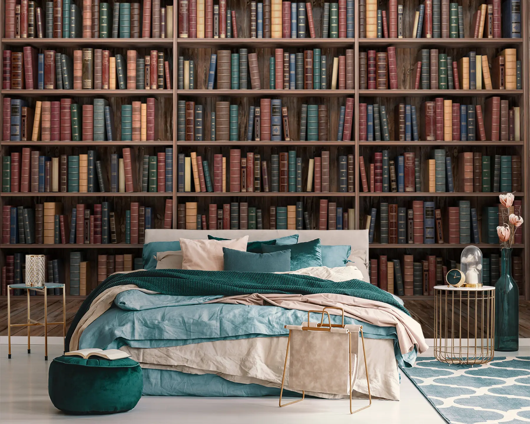 Papier peint Bibliothèque impressionnante u93501