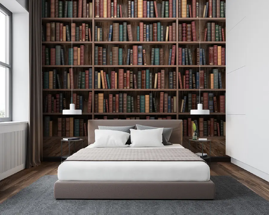 Papier peint Bibliothèque impressionnante u93501