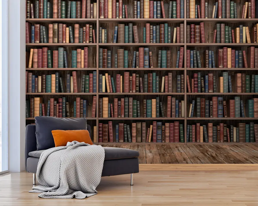 Papier peint Bibliothèque impressionnante u93501