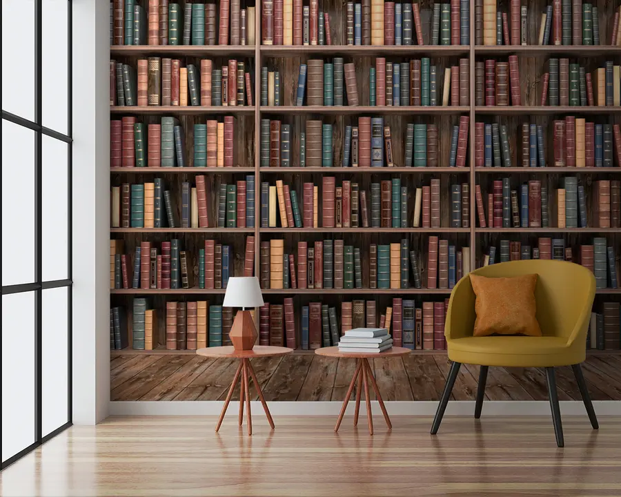 Papier peint Bibliothèque impressionnante u93501