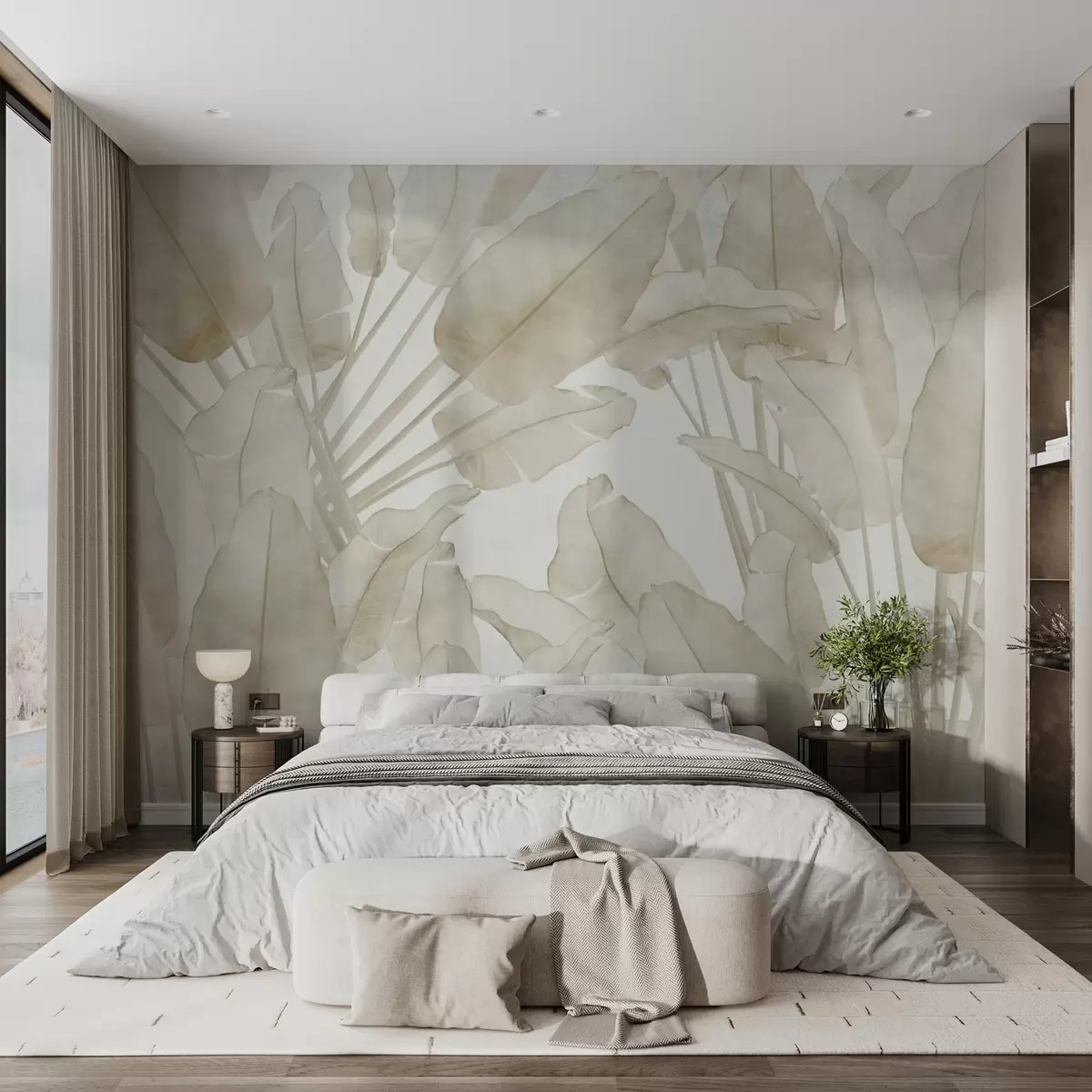 Papier peint La banane laisse la tendance u73963