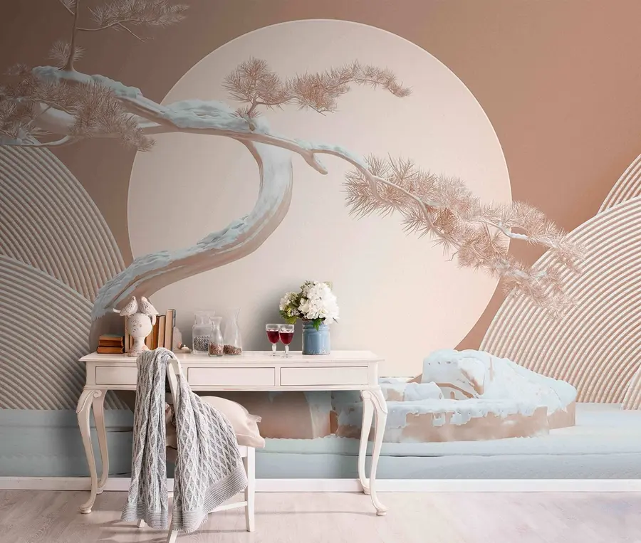 Papier peint Jardin en pierre japonais u68179