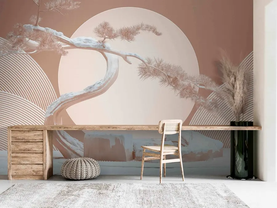 Papier peint Jardin en pierre japonais u68179