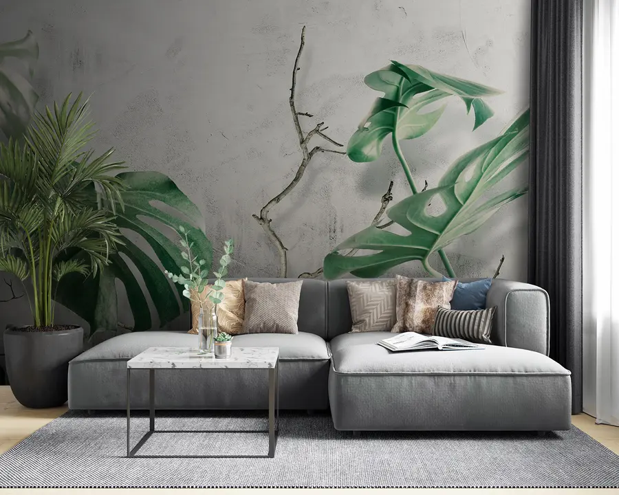 Papier peint Eau, réverbère et ciel u33606