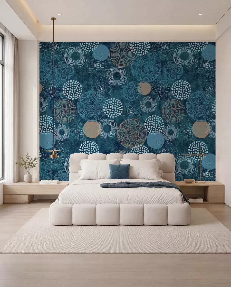 Papier peint Textile, art et police u59376