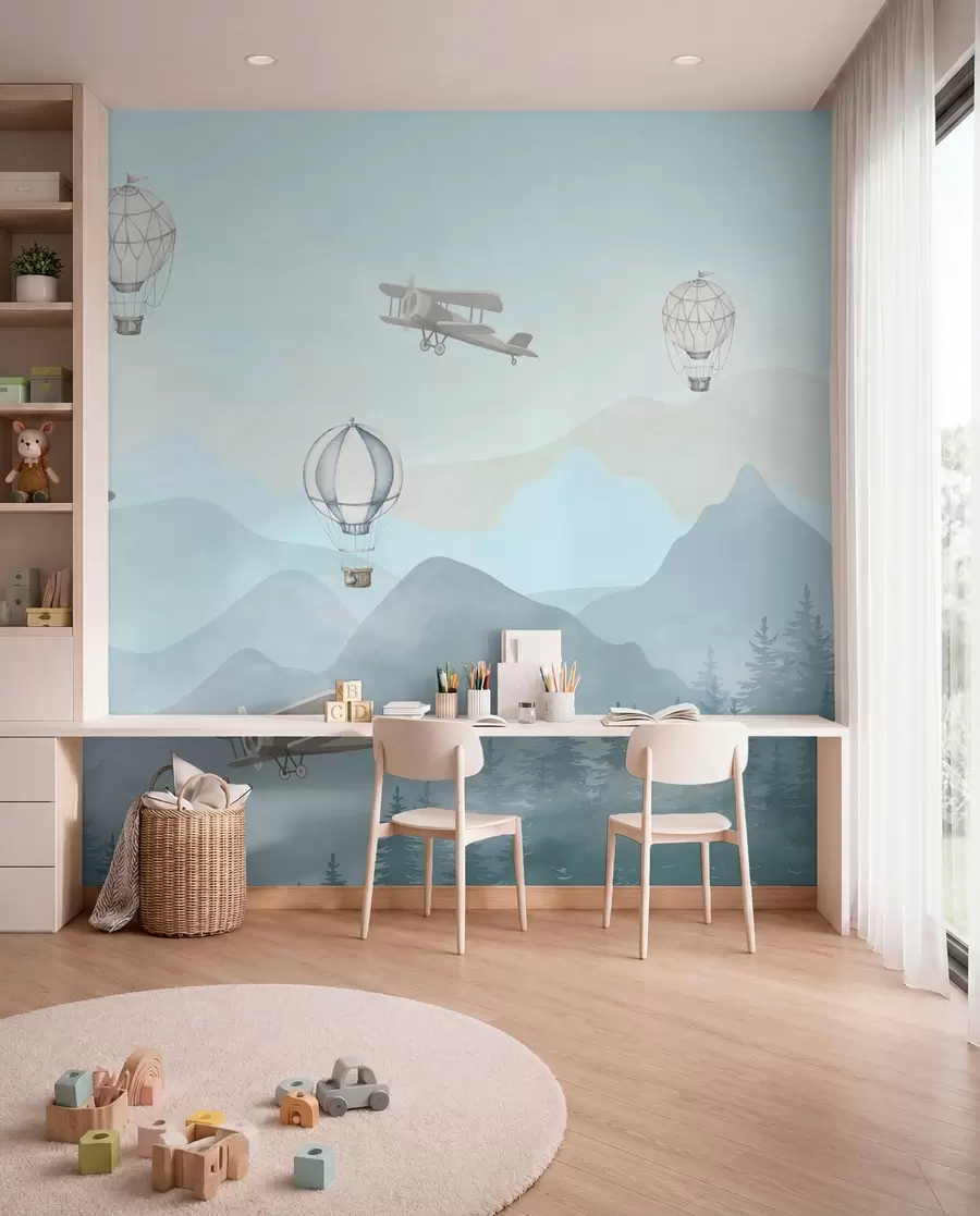 Papier peint Petits explorateurs du ciel u74226