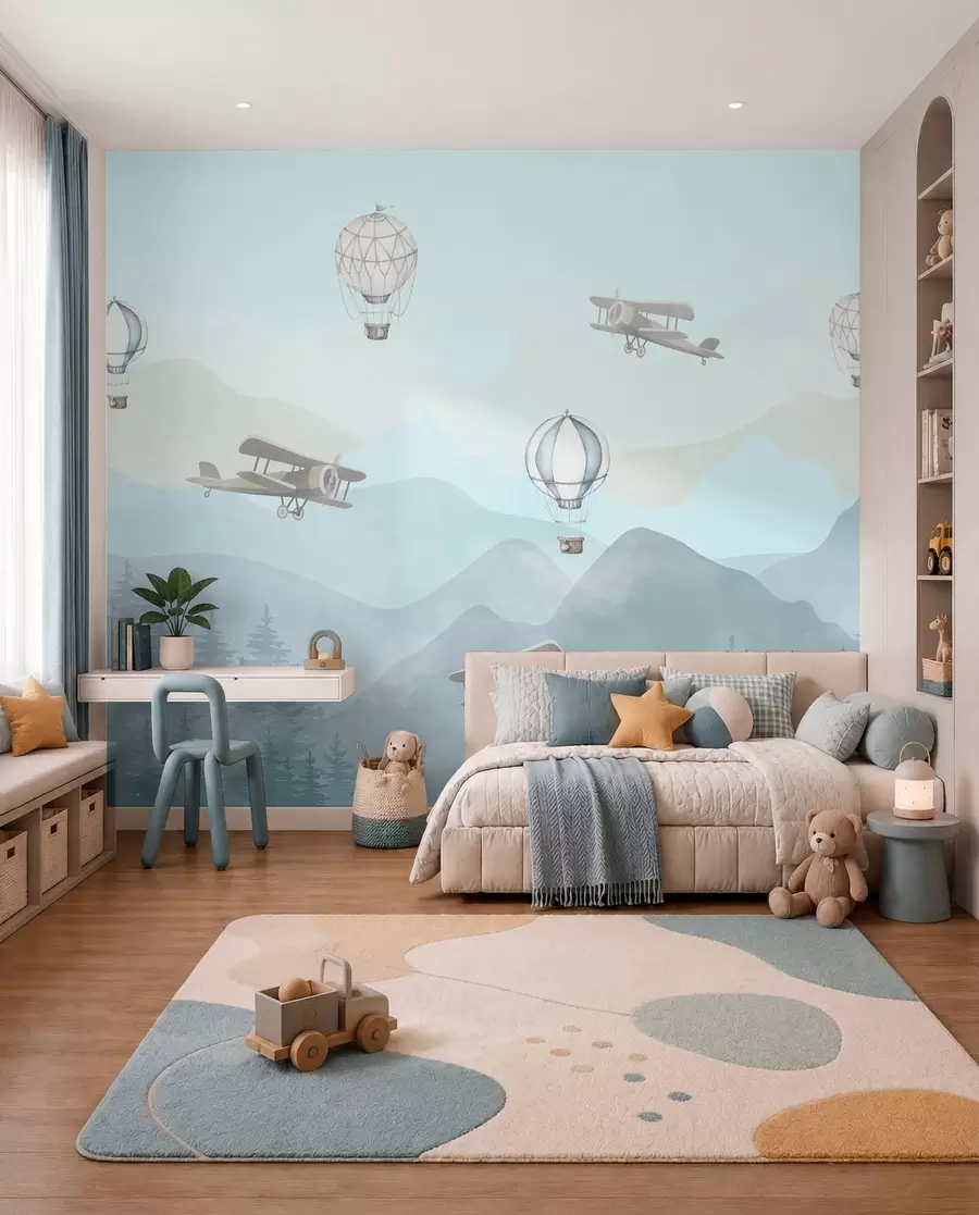 Papier peint Petits explorateurs du ciel u74226