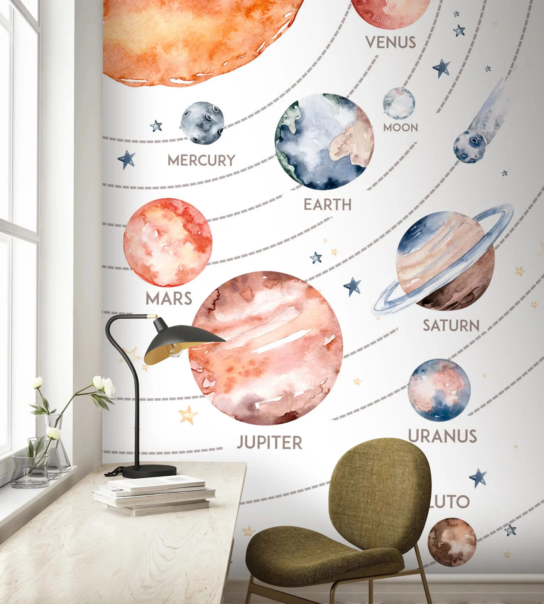 Papier peint Planètes du système solaire u74424