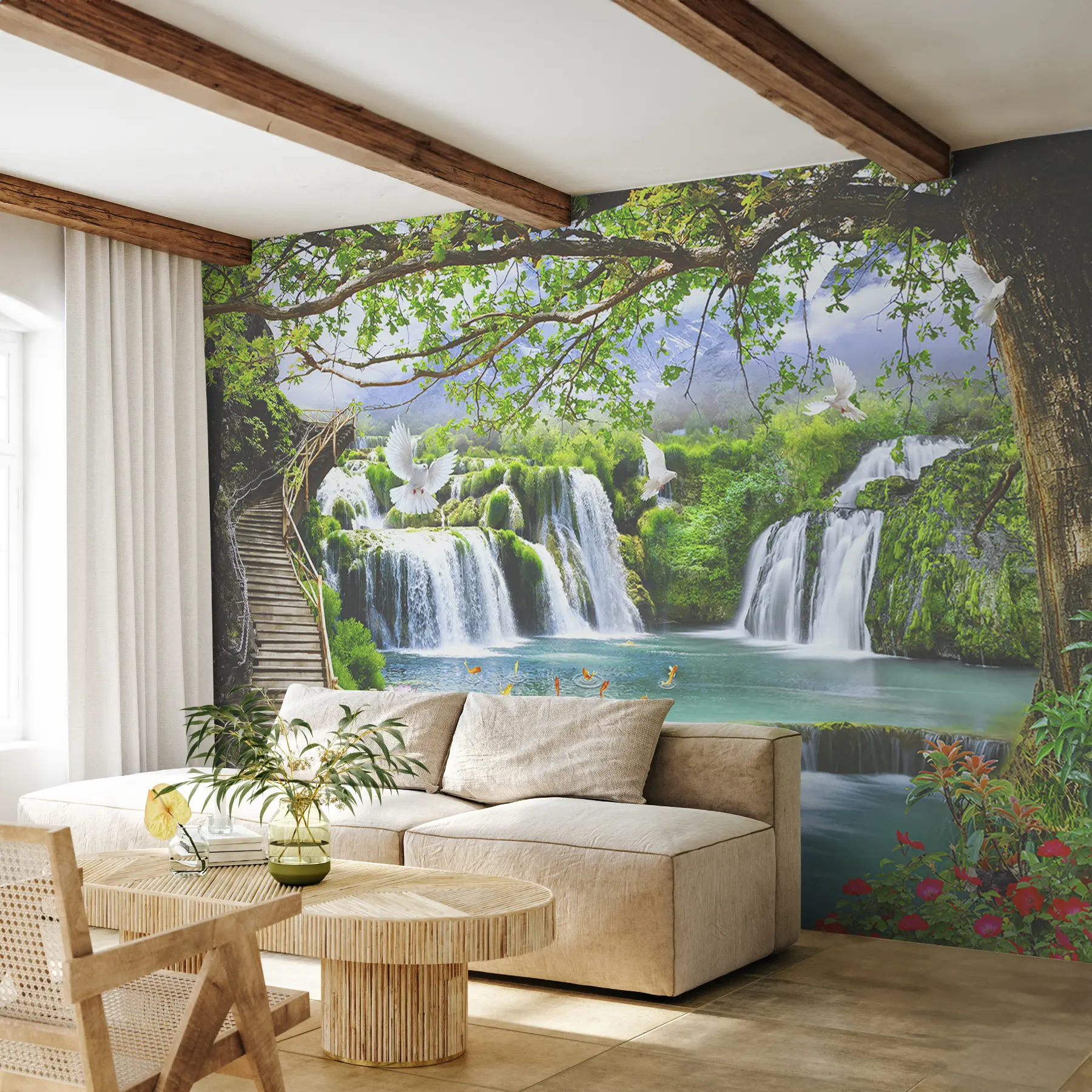 Papier peint Ressources en eau, plantes et eau u11152