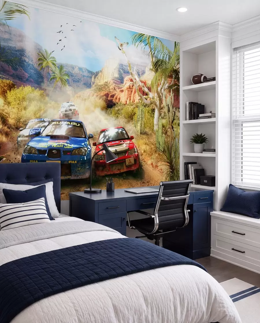 Papier peint Rallye dans le canyon u64438