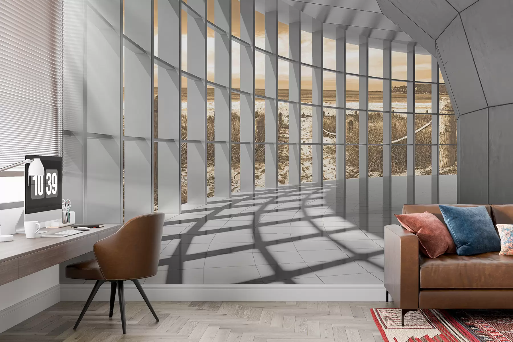 Papier peint Marron, police et motif u70513v3