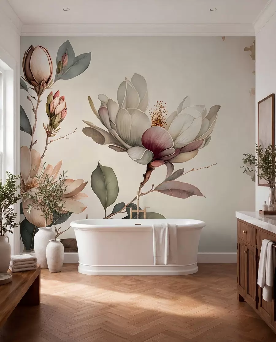 Papier peint Illustration de Magnolia u93020