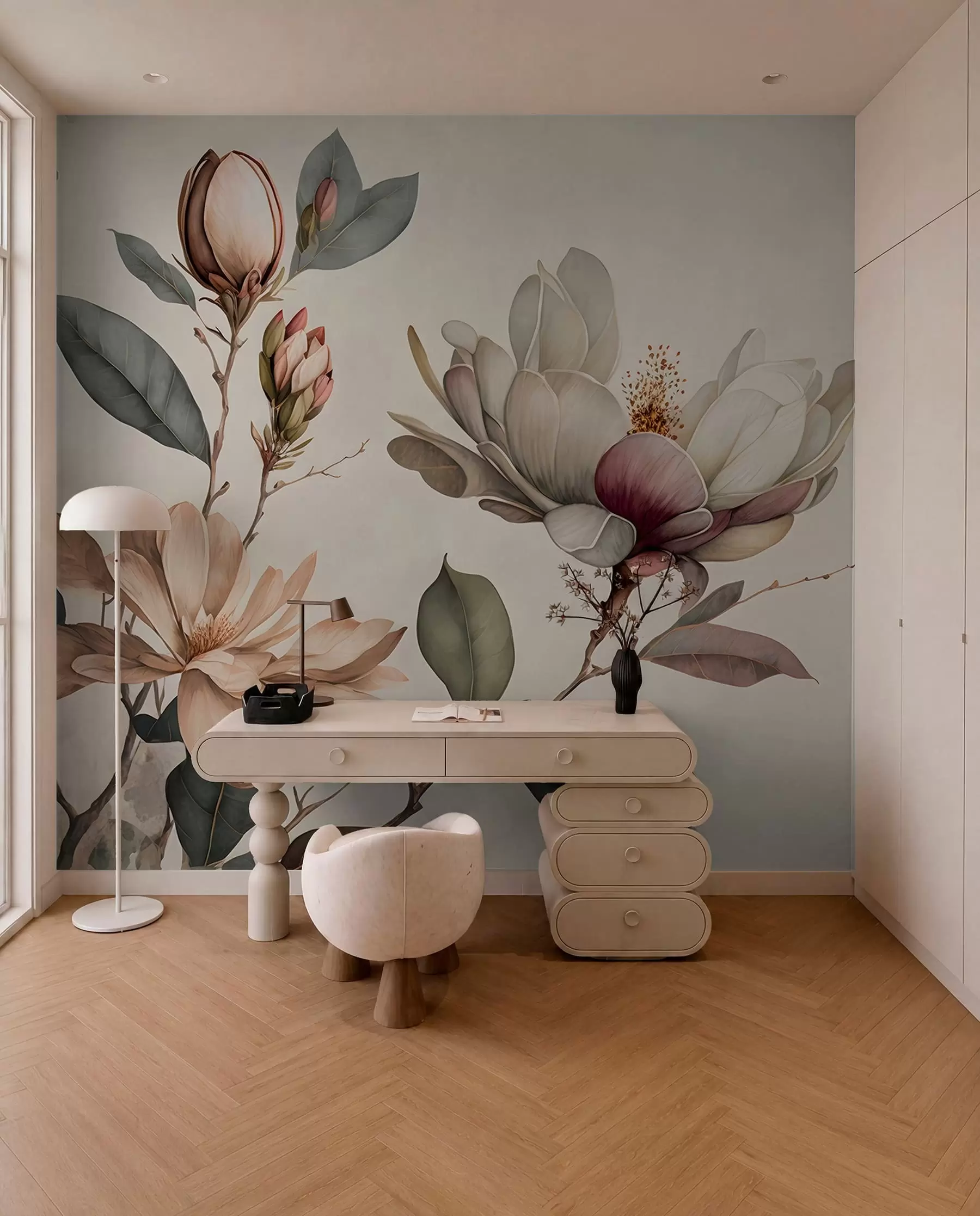 Papier peint Étude de magnolia u93020