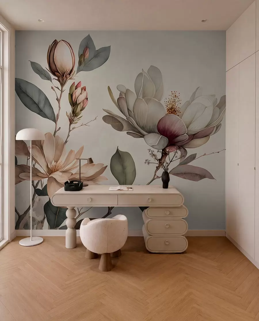 Papier peint Illustration de Magnolia u93020