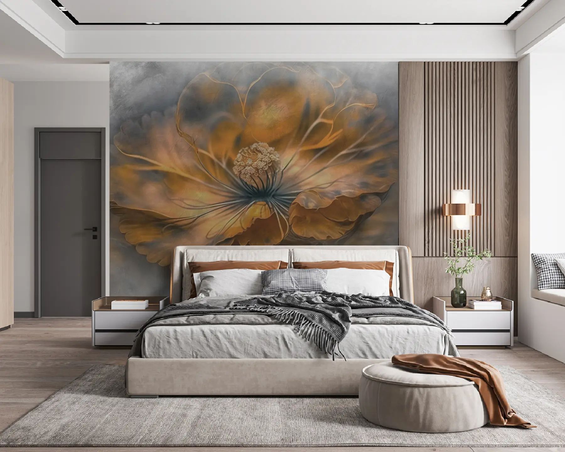Papier peint Grande fleur u93916