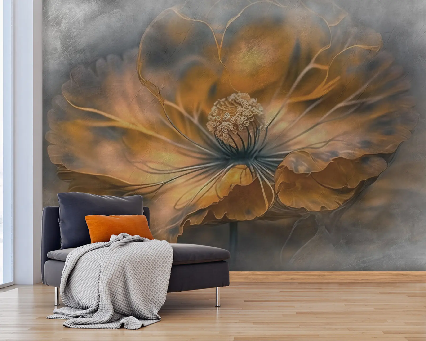 Papier peint Grande fleur u93916