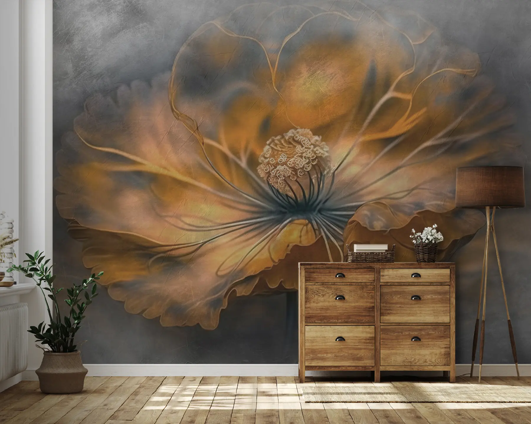 Papier peint Grande fleur u93916