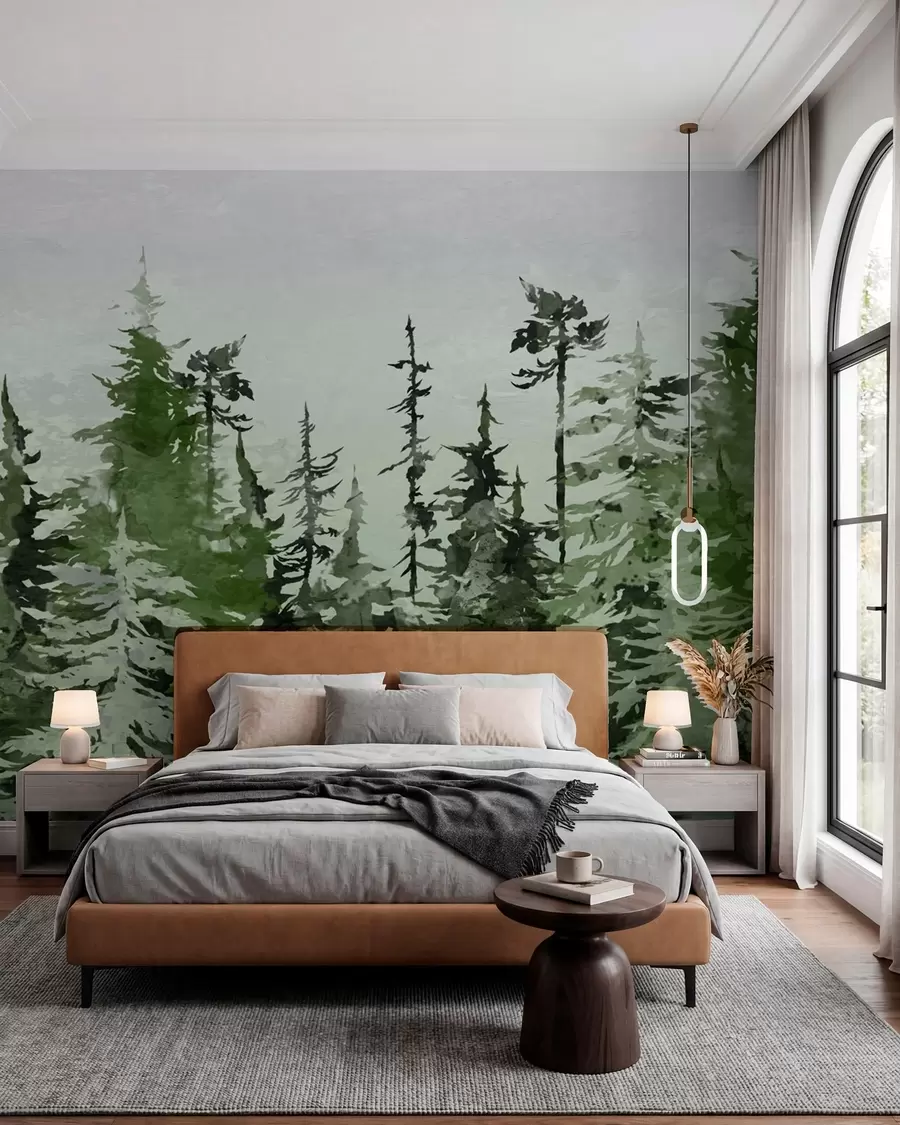 Papier peint A mangé une aquarelle de dessin artistique u75173
