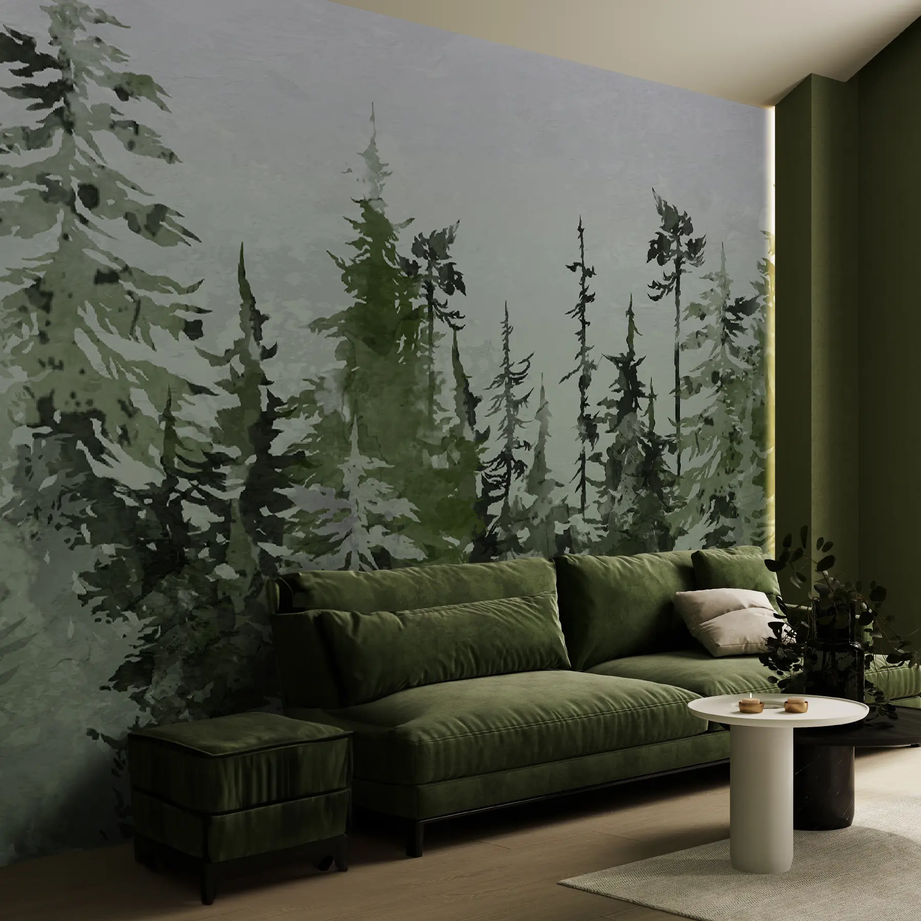 Papier peint A mangé une aquarelle de dessin artistique u75173