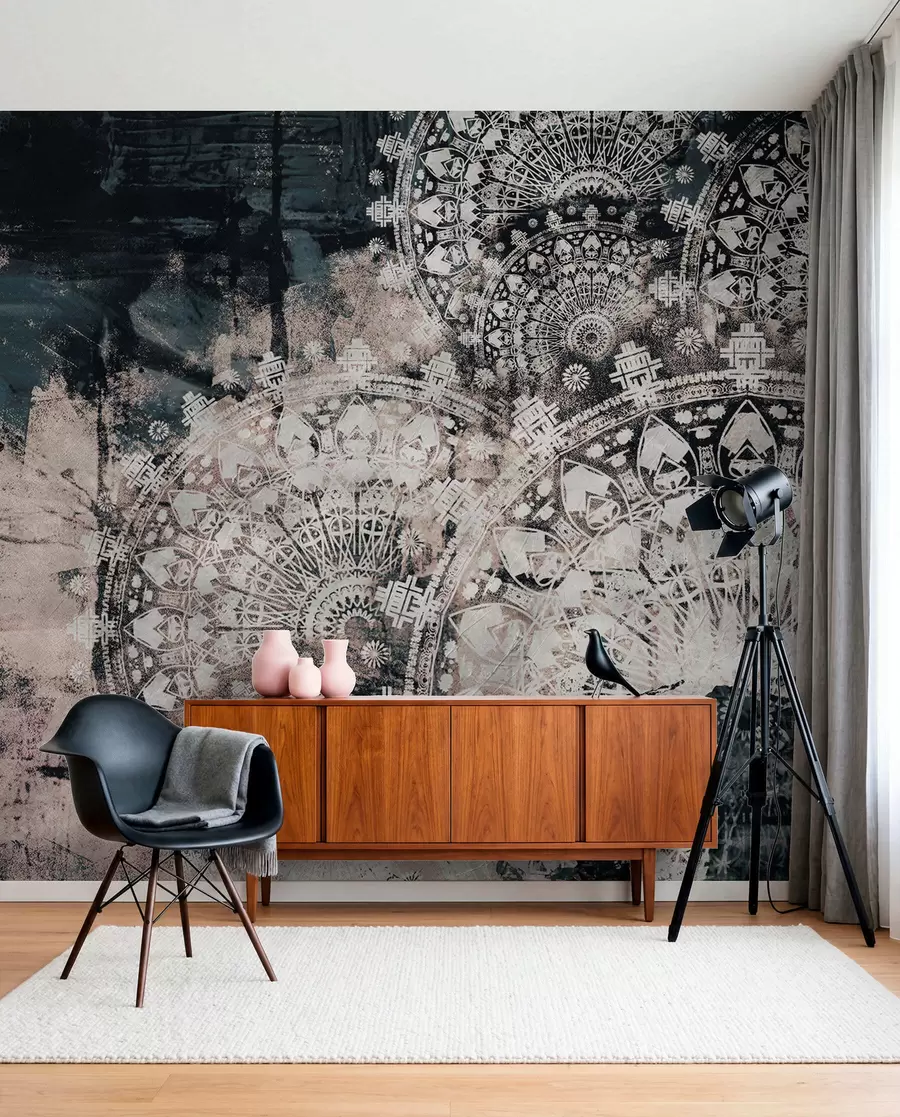 Papier peint Mandala vintage u93958
