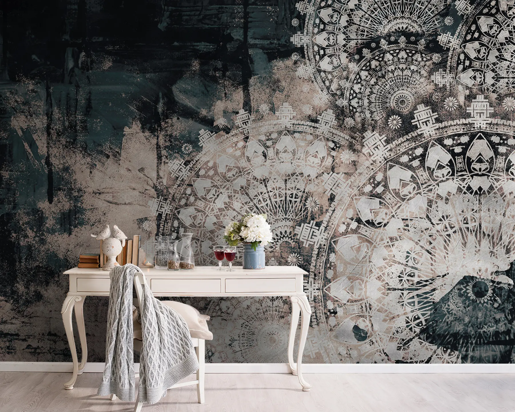 Papier peint Mandala vintage u93958