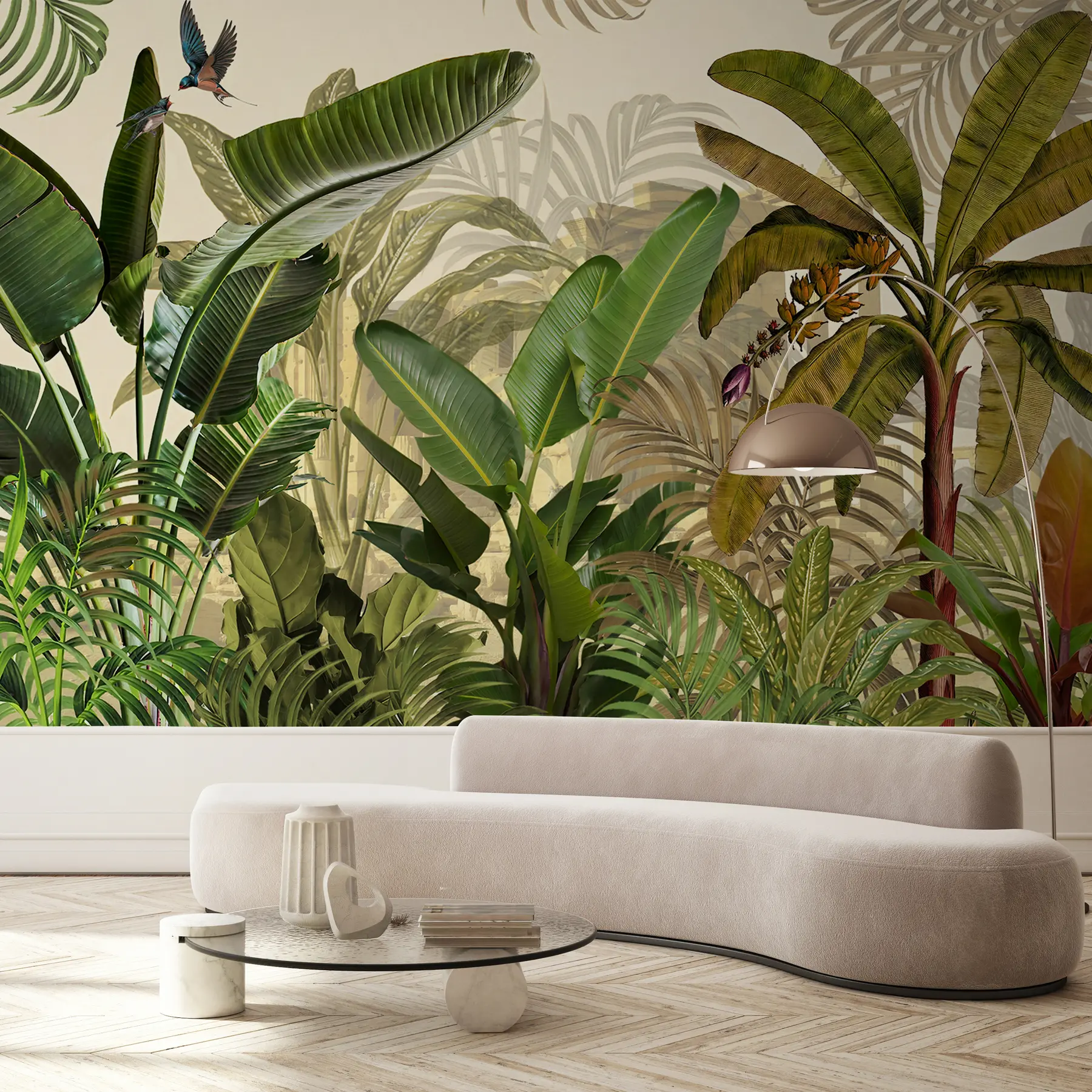 Papier peint Jungle tropicale et part u74748