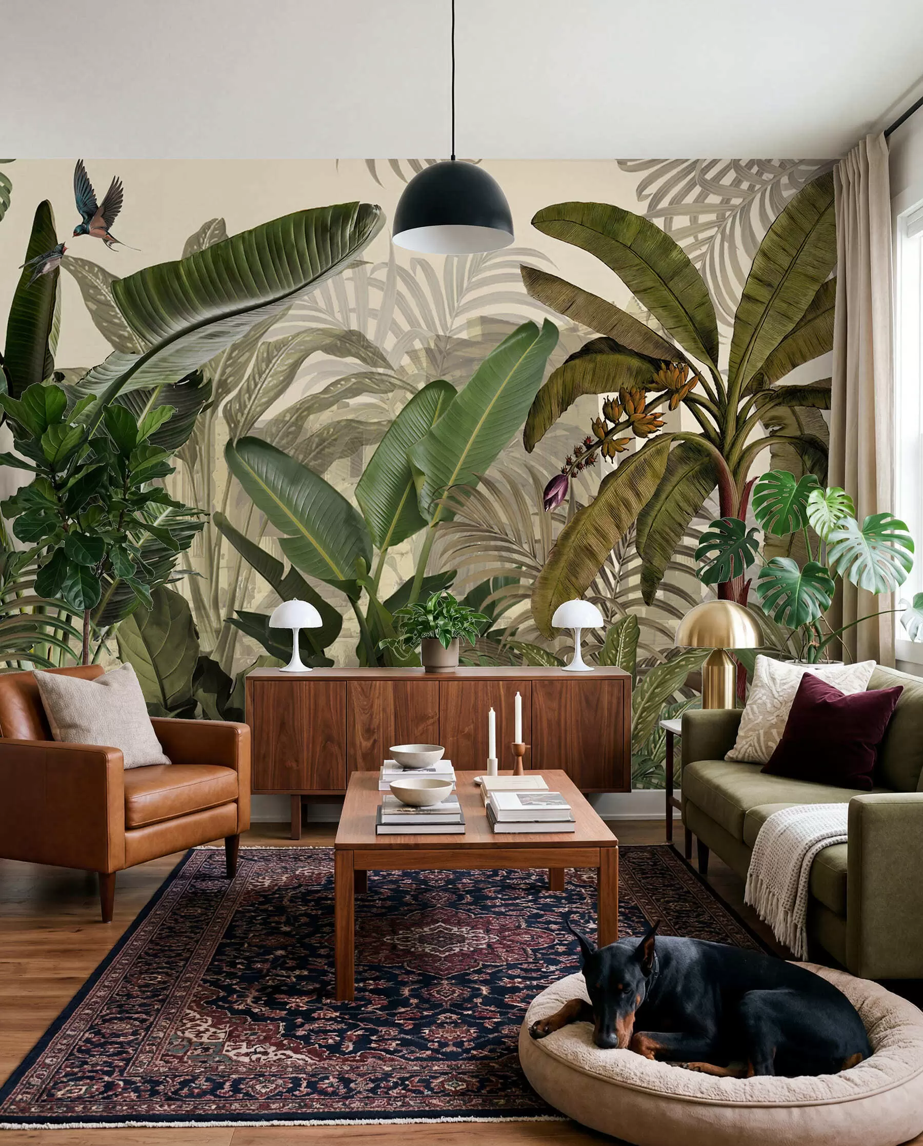 Papier peint Jungle tropicale et part u74748