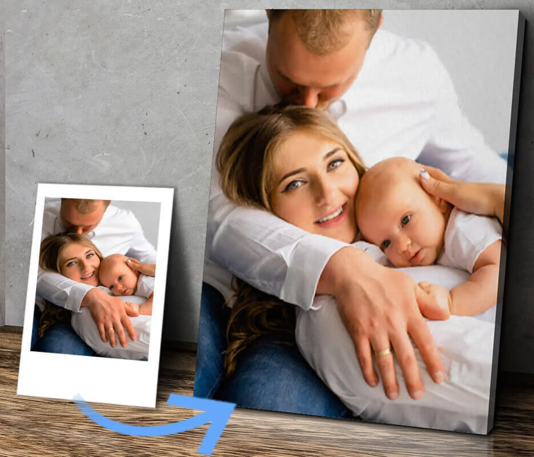Tableau Portrait photo sur toile s31868