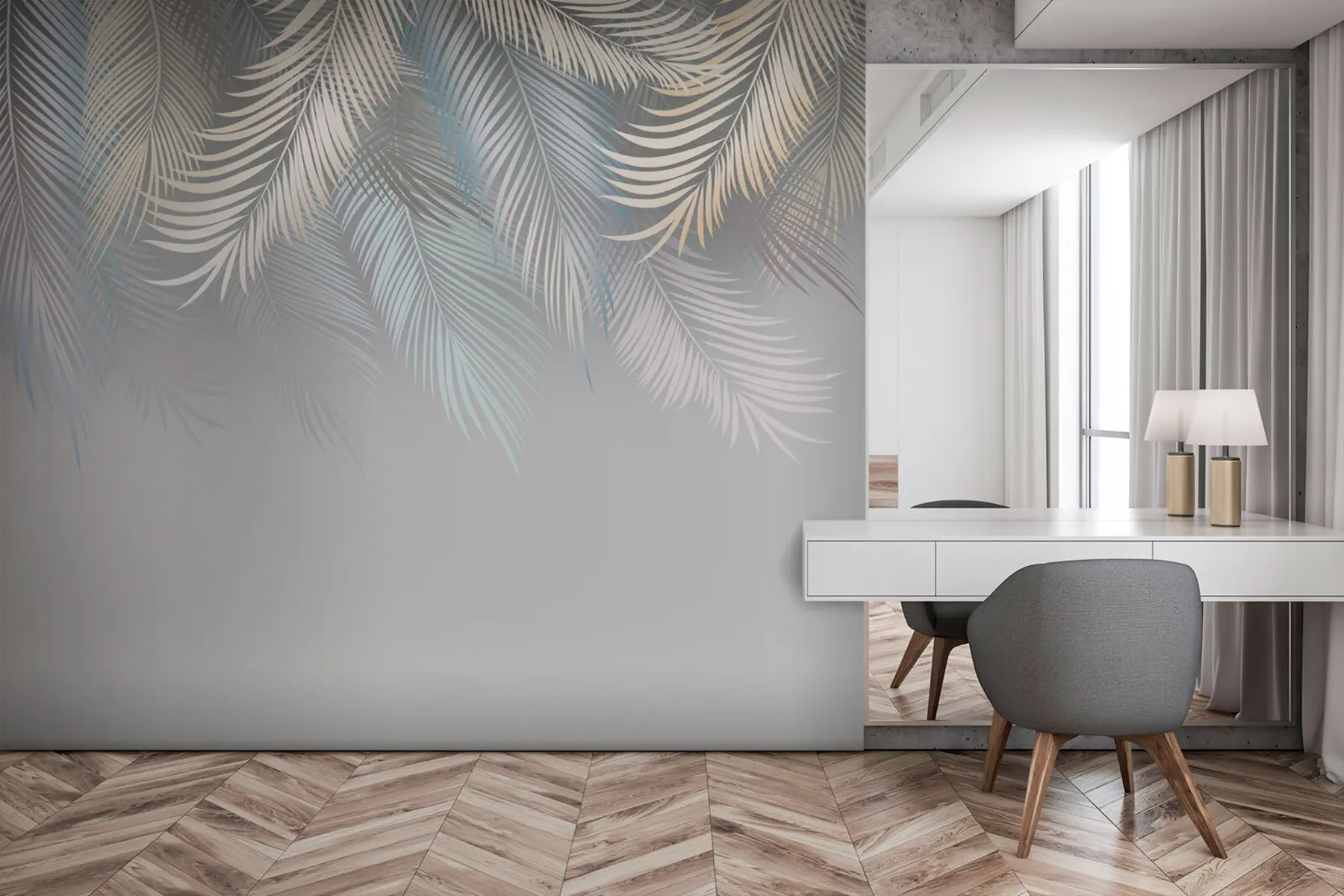 Papier peint Feuilles de palmier u94139