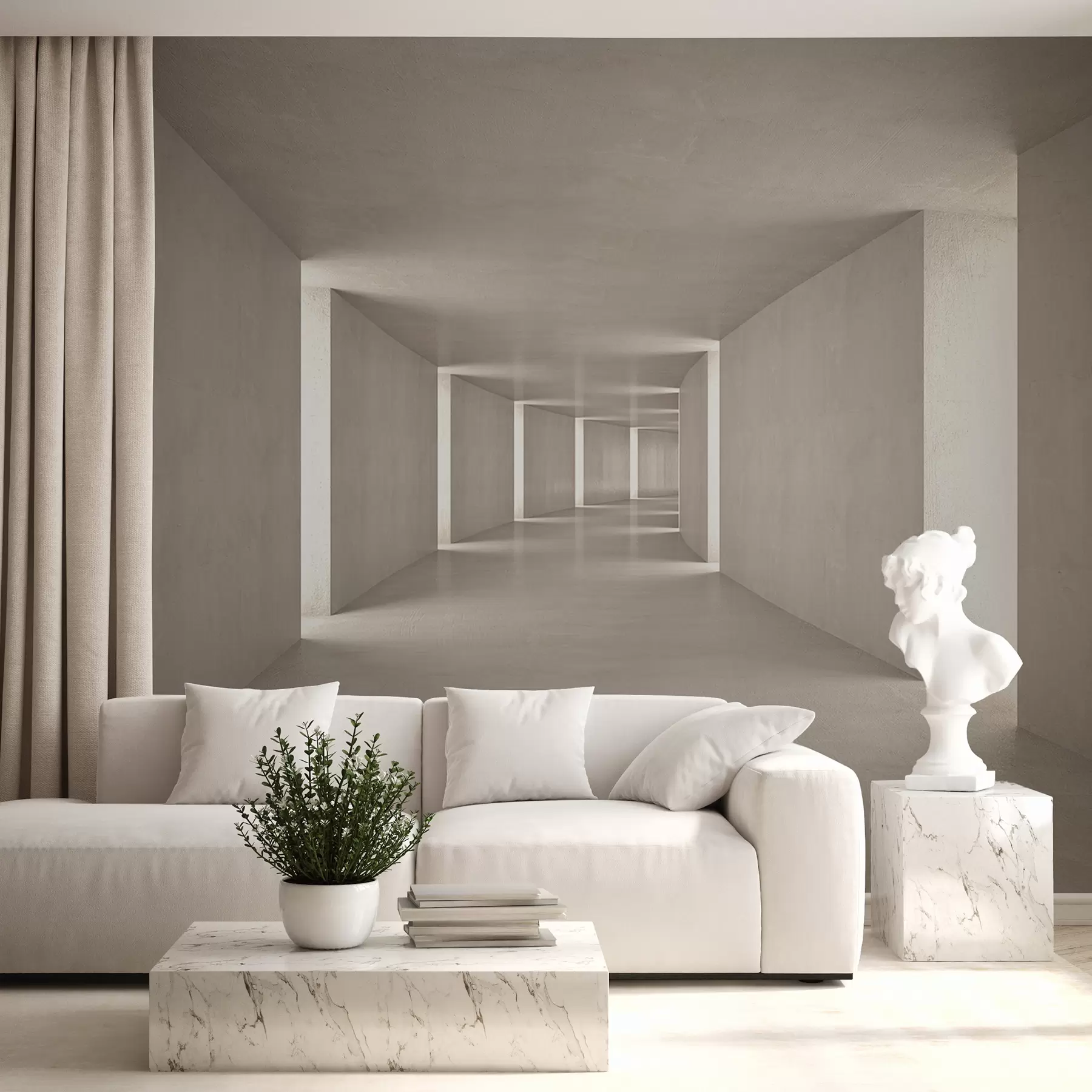 Papier peint Tunnel abstrait u75401