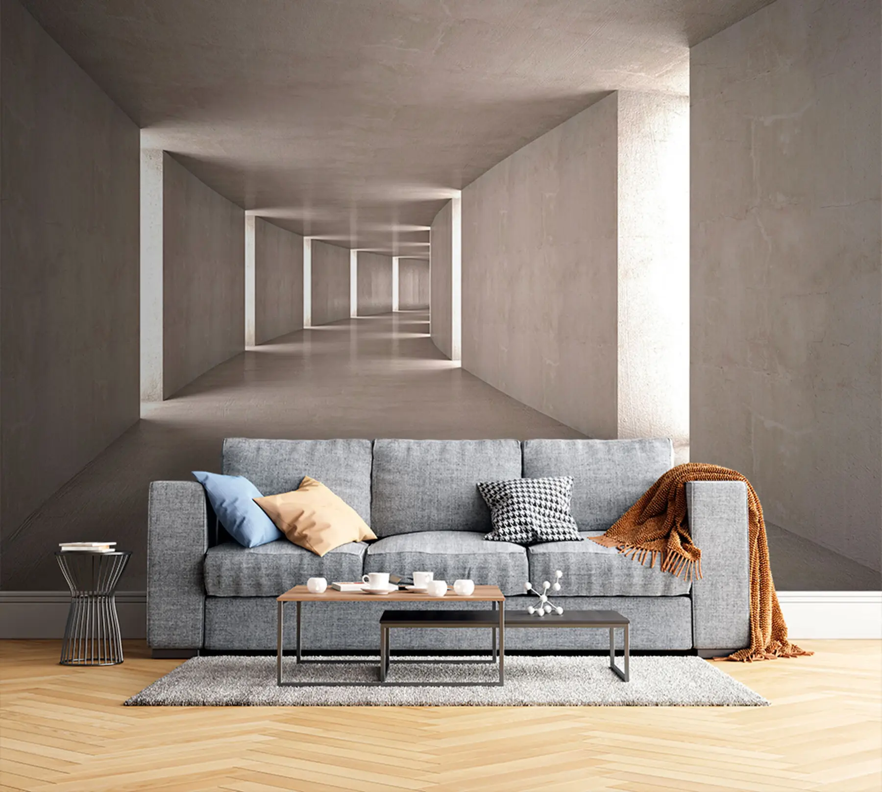 Papier peint Tunnel abstrait u75401