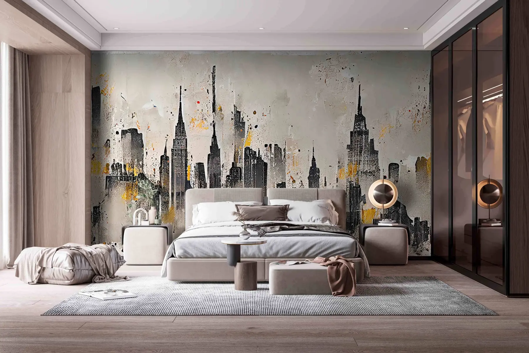 Papier peint ville grunge u75797