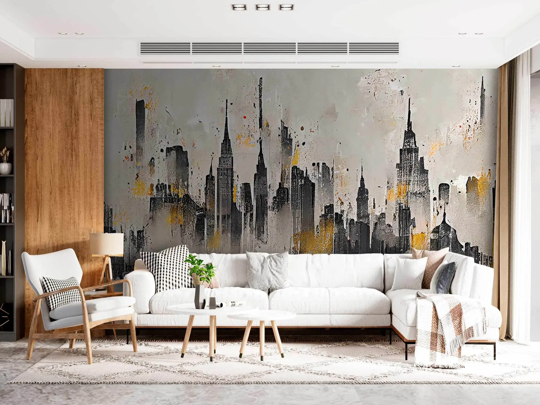 Papier peint ville grunge u75797