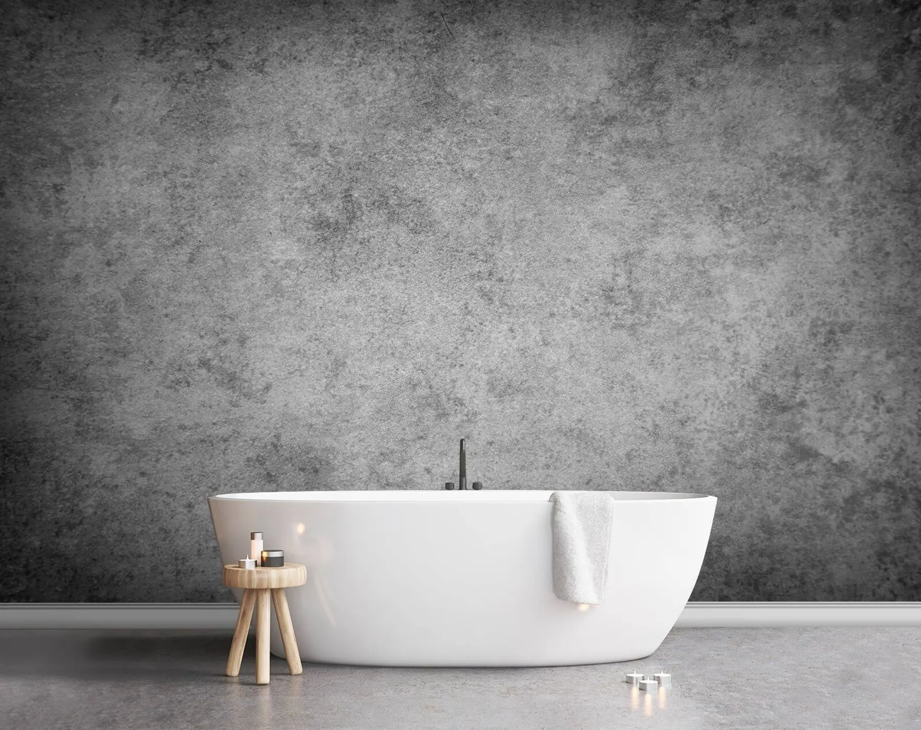 Papier peint le béton est gris u75780