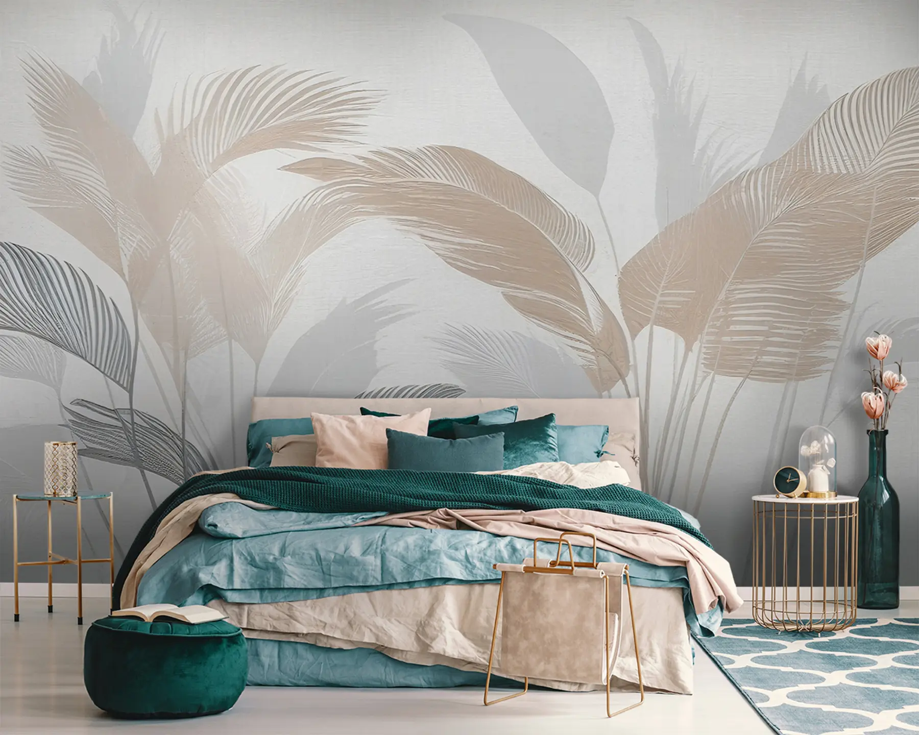 Papier peint Feuilles abstraites u94990