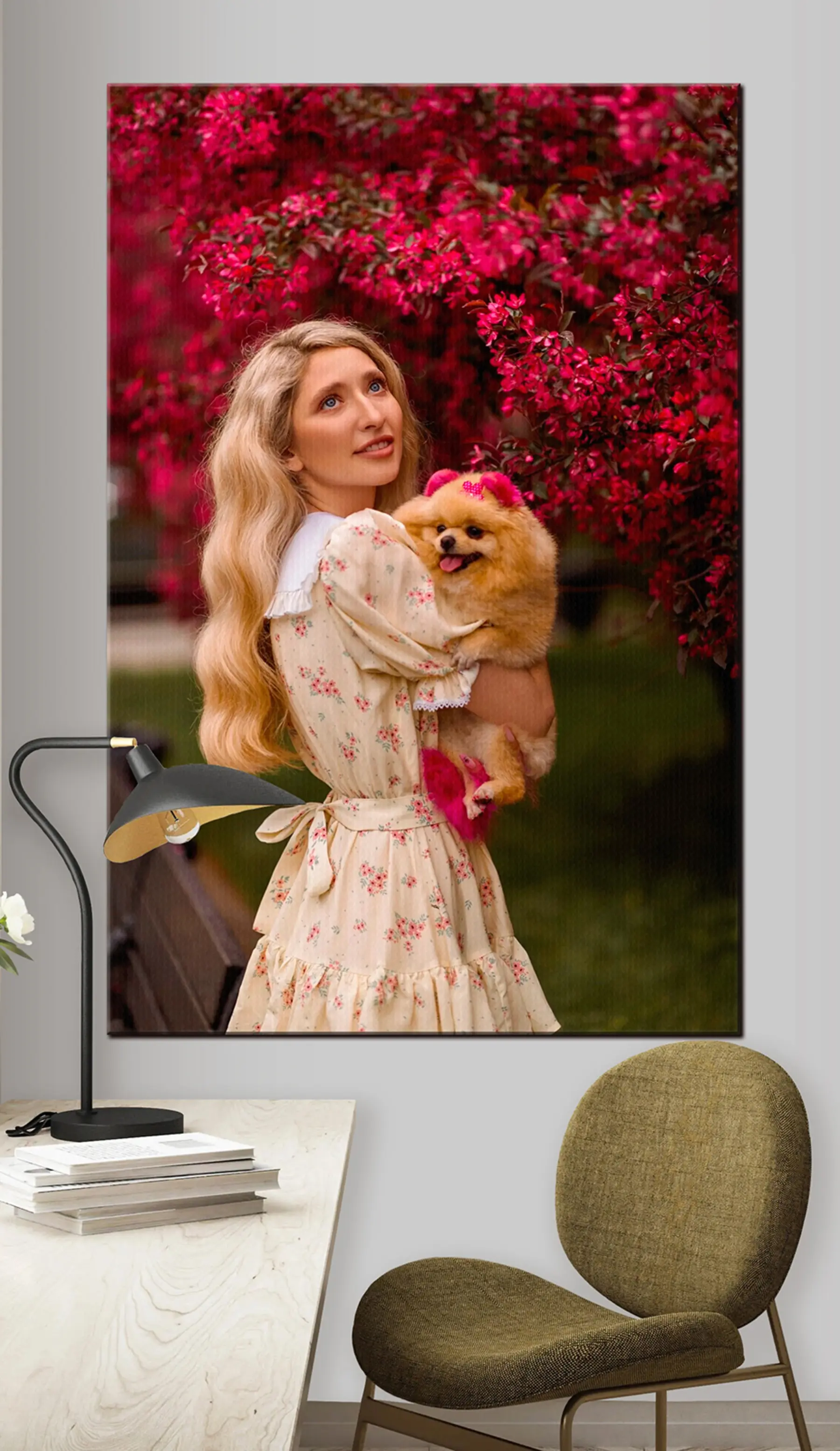 Tableau Image à partir d'une photo comme cadeau d'anniversaire s33141