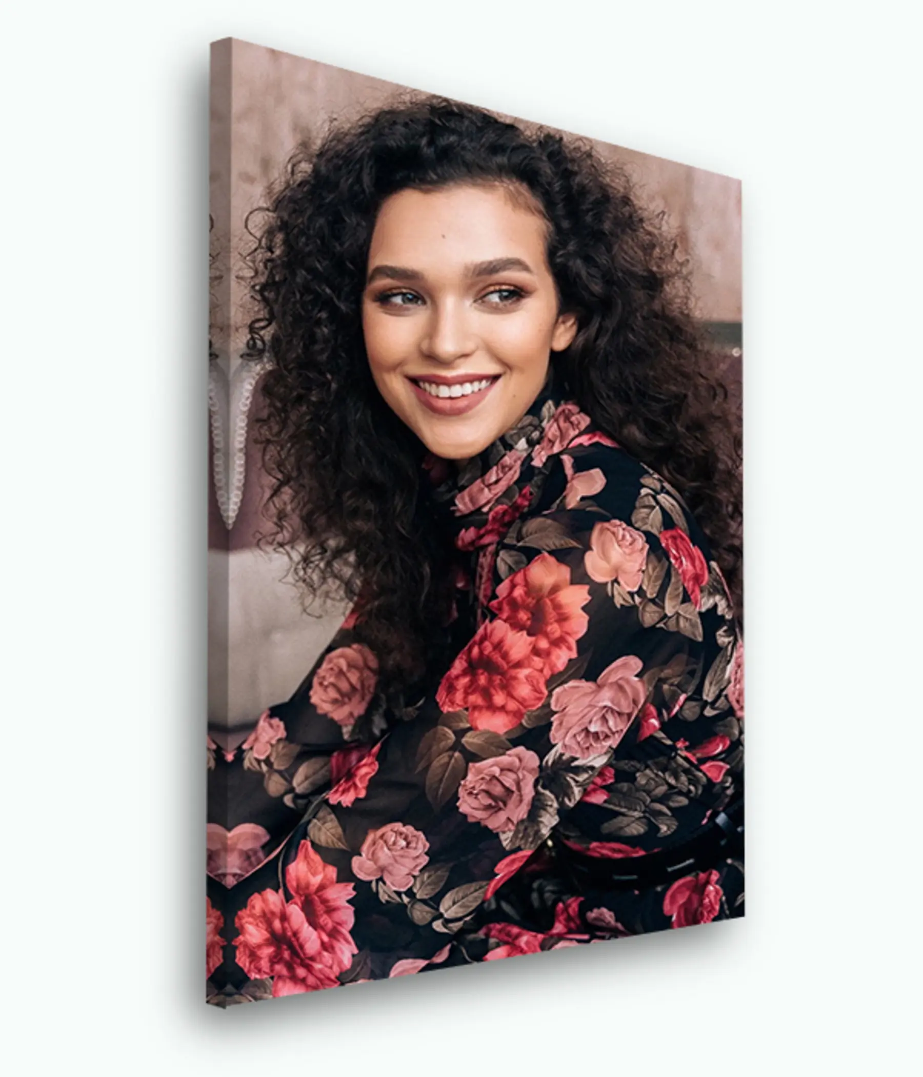 Tableau Photo d'une fille sur toile s33434