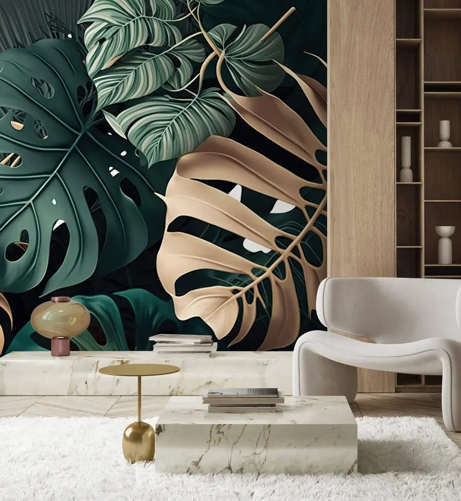 Papier peint Mélange tropical u75439