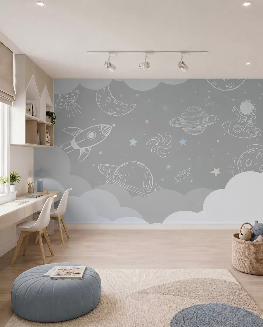 Papier peint Gribouillis de l’espace u94636