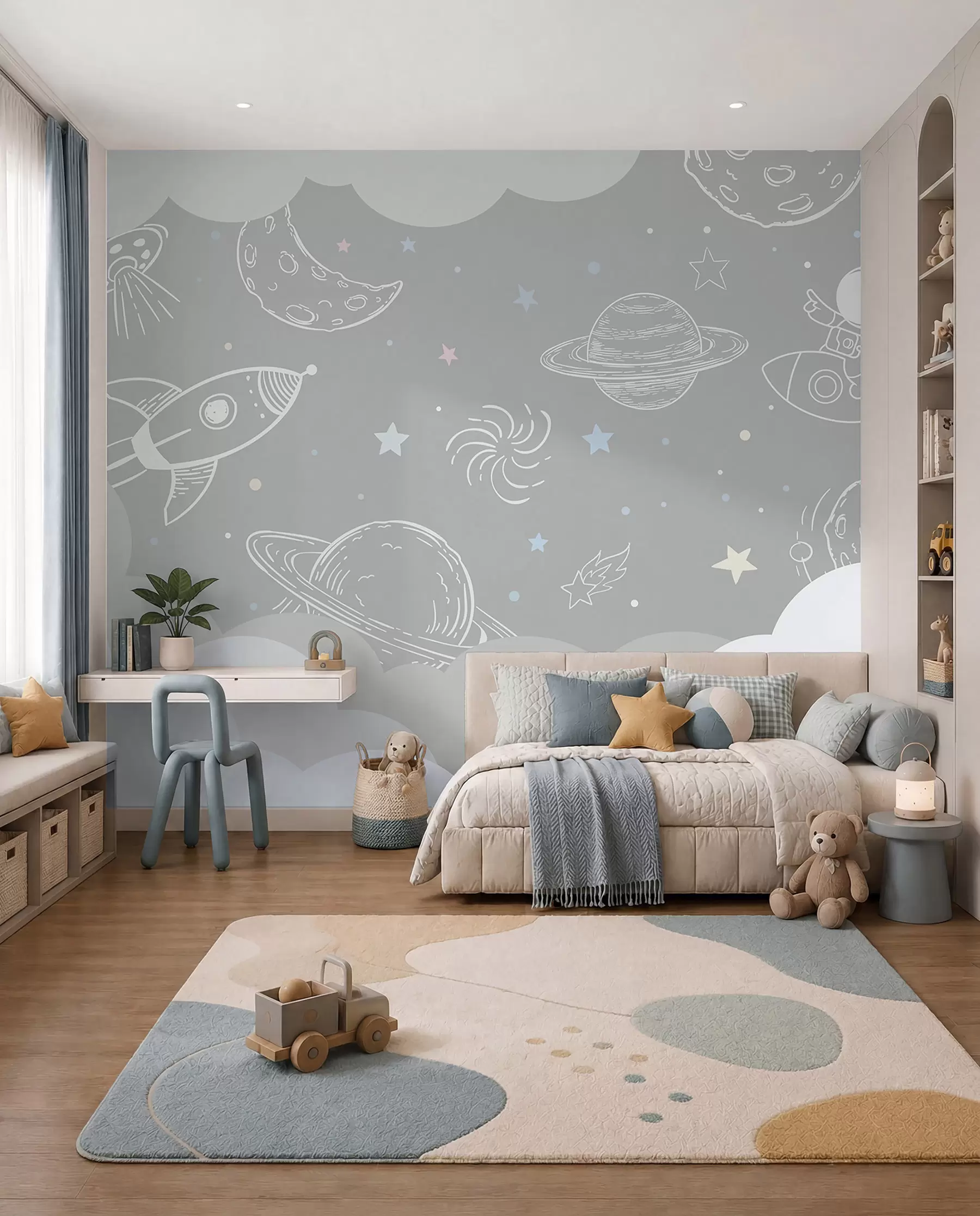 Papier peint Gribouillis de l’espace u94636