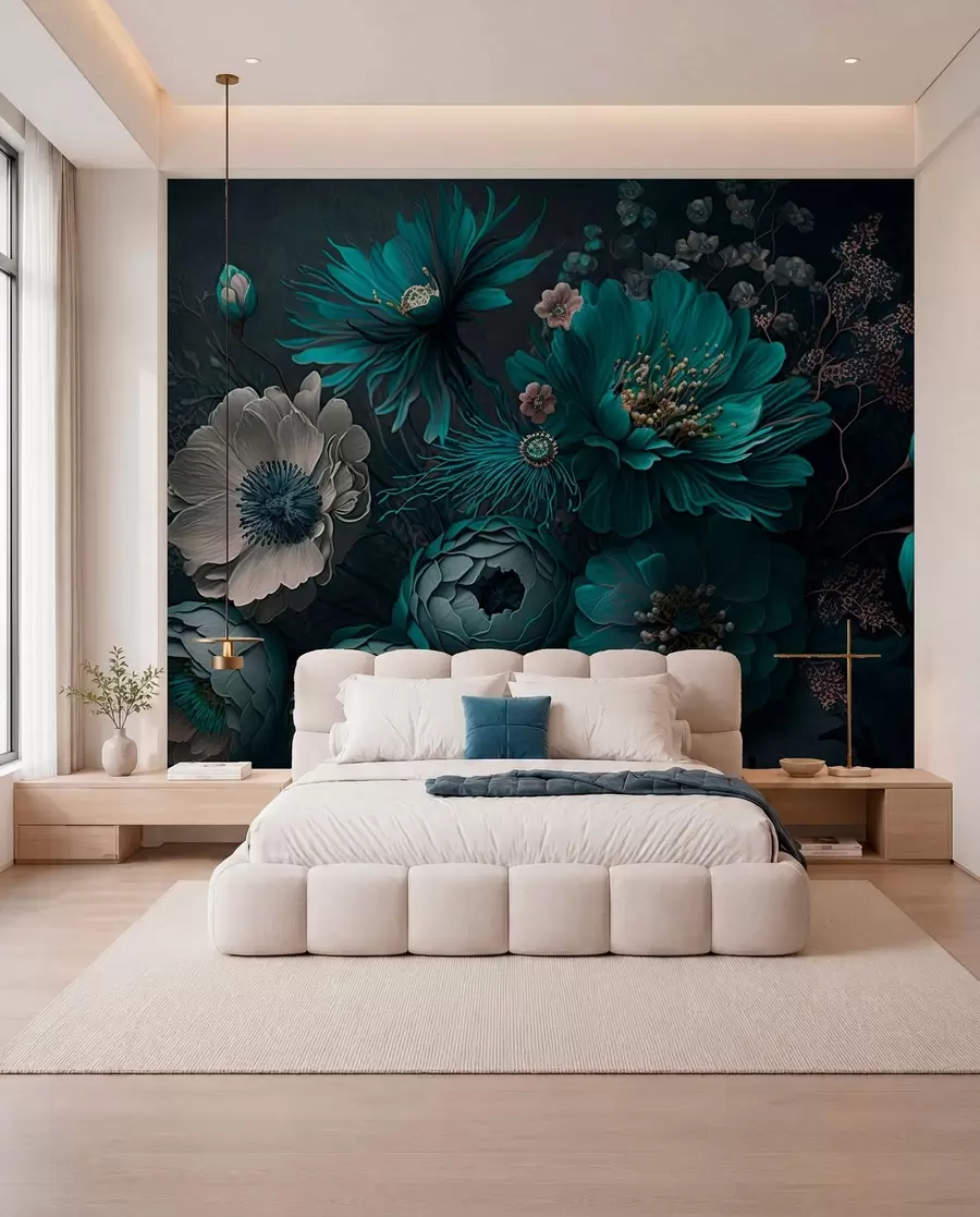 Papier peint fleurs du matin u75405