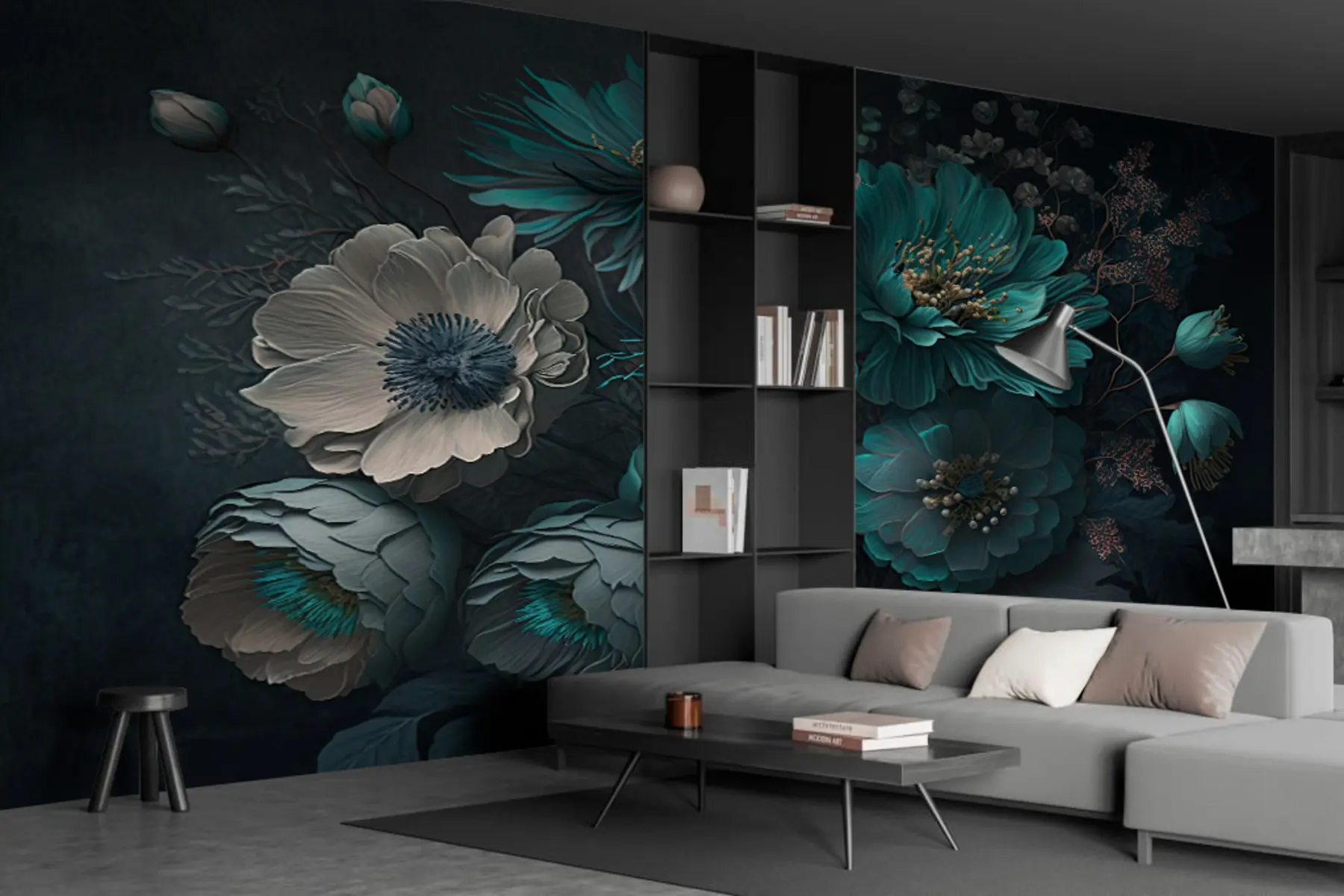 Papier peint fleurs du matin u75405