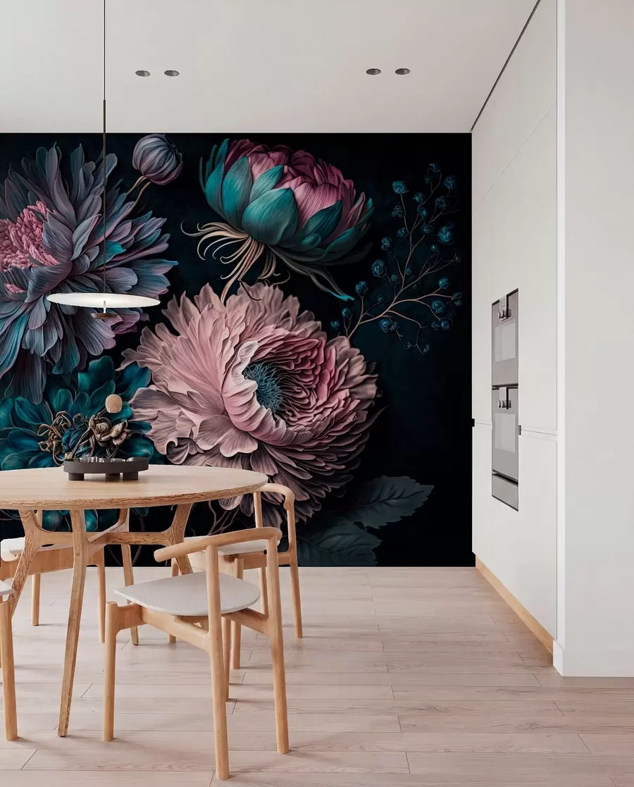 Papier peint Fleurs à la nuit tombée u75404