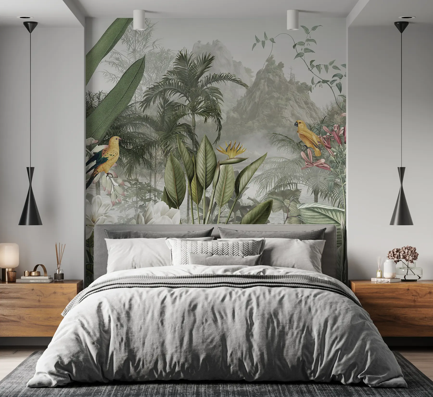 Papier peint jungle tropicale u95396