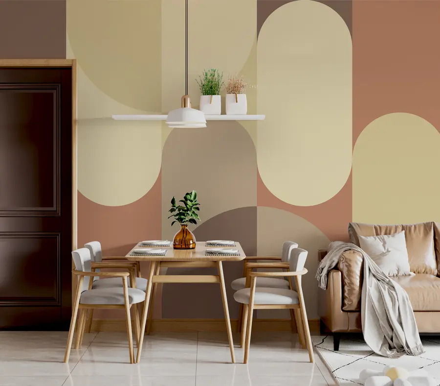 Papier peint Géométrie Bauhaus u95870