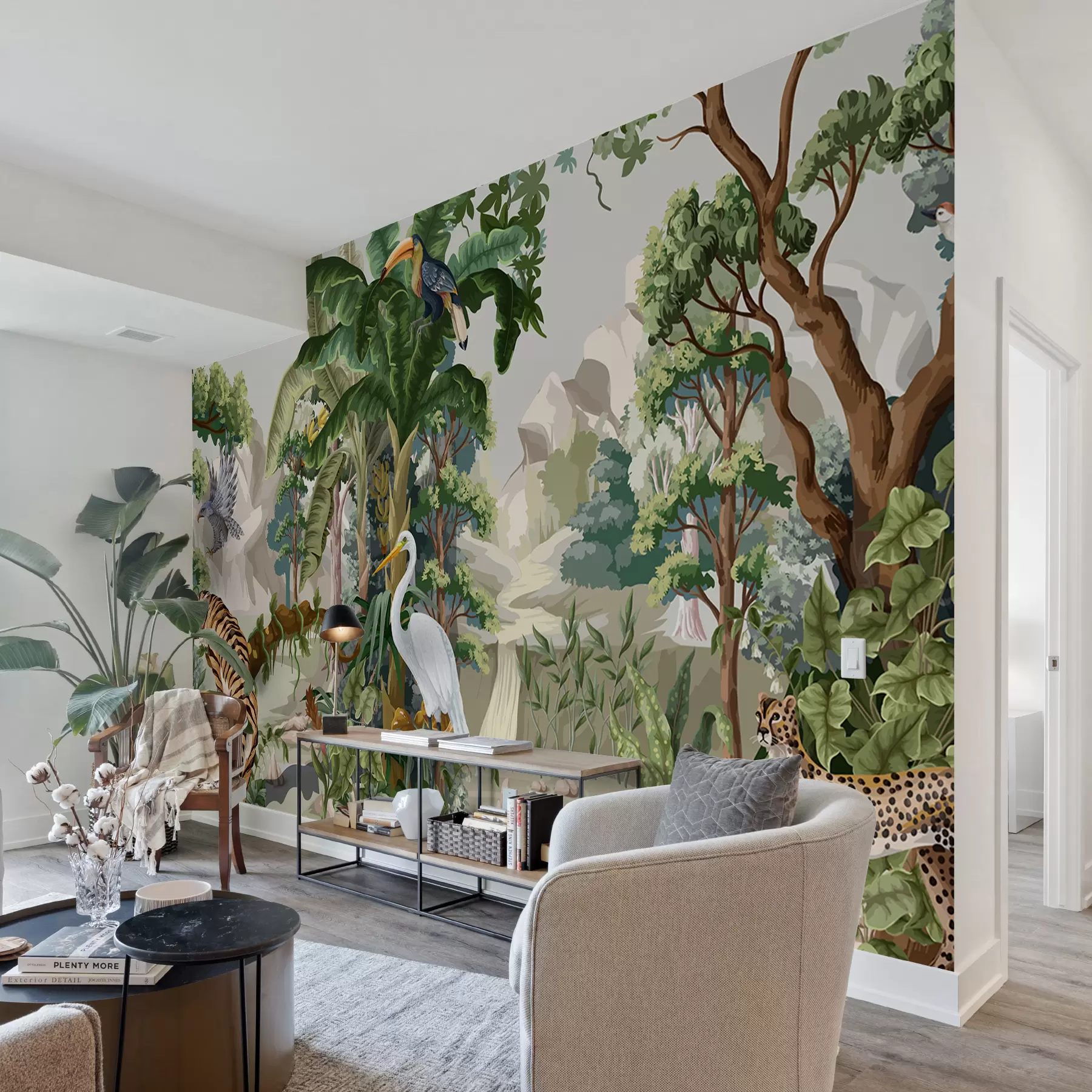 Papier peint Animaux sous les tropiques u95714