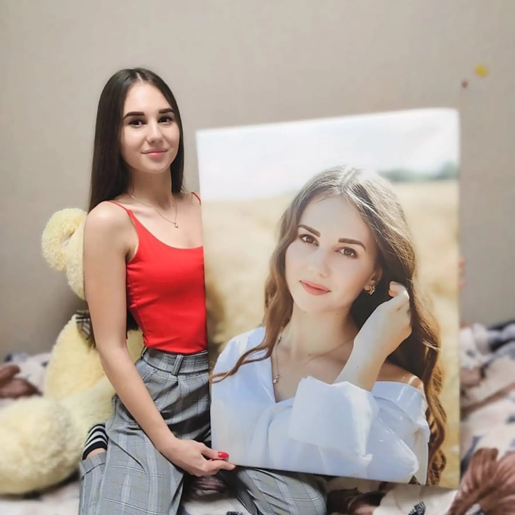 Tableau Portrait personnalisé à partir d'une photo s34692