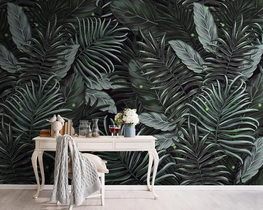 Papier peint Feuilles u95936